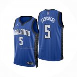 Camiseta Orlando Magic Paolo Banchero NO 5 Statement 2024-25 Azul