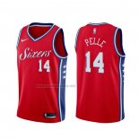 Camiseta Philadelphia 76ers Norvel Pelle #14 Statement 2019-20 Rojo