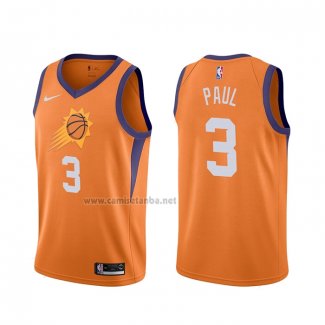 Camiseta Phoenix Suns Chris Paul #3 Statement 2020-21 Naranja