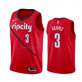 Camiseta Portland Trail Blazers Jaylen Adams #3 Earned 2020 Rojo