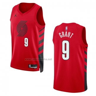 Camiseta Portland Trail Blazers Jerami Grant #9 Statement 2022-23 Rojo