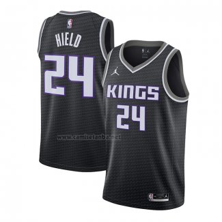 Camiseta Sacramento Kings Buddy Hield #24 Statement 2020-21 Negro