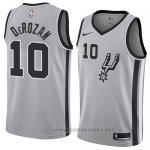 Camiseta San Antonio Spurs Demar DeRozan #10 Statement 2018 Gris