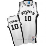 Camiseta San Antonio Spurs Dennis Rodman #10 Retro Blanco