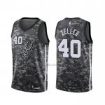 Camiseta San Antonio Spurs Tyler Zeller #40 Ciudad Camuflaje