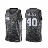 Camiseta San Antonio Spurs Tyler Zeller #40 Ciudad Camuflaje