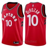 Camiseta Toronto Raptors DeMar DeRozan #10 2017-18 Rojo