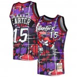 Camiseta Toronto Raptors Vince Carter #15 Mitchell & Ness Lunar New Year Violeta