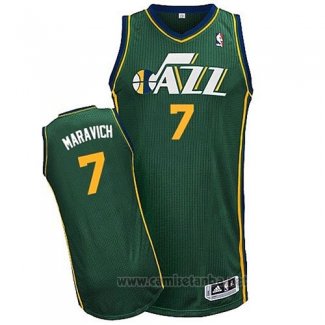 Camiseta Utah Jazz Pete Maravich #7 Retro Verde