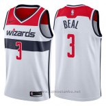 Camiseta Washington Wizards Bradley Beal #3 Association 2017-18 Blanco