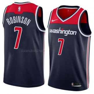 Camiseta Washington Wizards Devin Robinson #7 Statement 2018 Negro