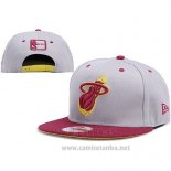 Gorra Miami Heat 9FIFTY Snapback Gris