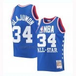 Camiseta All Star 1985 Hakeem Olajuwon #34 Azul