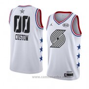 Camiseta All Star 2019 Portland Trail Blazers Personalizada Blanco