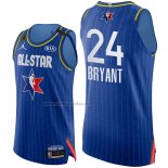 Camiseta All Star 2020 Los Angeles Lakers Kobe Bryant #24 Autentico Azul