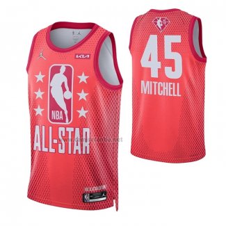 Camiseta All Star 2022 Utah Jazz Donovan Mitchell #45 Granate