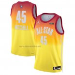 Camiseta All Star 2023 Utah Jazz Donovan Mitchell #45 Naranja