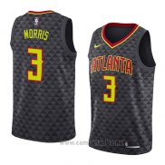 Camiseta Atlanta Hawks Jaylen Morris #3 Icon 2018 Negro