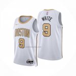 Camiseta Boston Celtics Derrick White NO 9 Ciudad 2025-26 Blanco