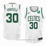 Camiseta Boston Celtics Guerschon Yabusele #30 Association 2018 Blanco