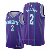 Camiseta Charlotte Hornets Marvin Williams #2 Classic 2019-20 Violeta