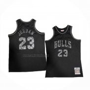 Camiseta Chicago Bulls Michael Jordan #23 Swingman Mitchell & Ness 1997-98 Negro
