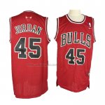 Camiseta Chicago Bulls Michael Jordan #45 Retro Rojo3