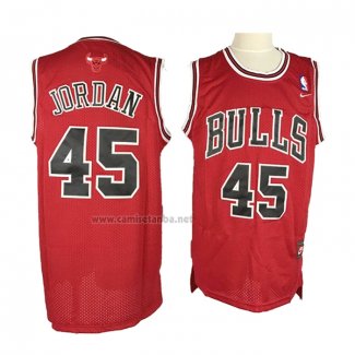 Camiseta Chicago Bulls Michael Jordan #45 Retro Rojo3