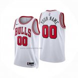Camiseta Chicago Bulls Personalizada Association 2024-25 Blanco