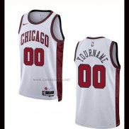 Camiseta Chicago Bulls Personalizada Ciudad 2022-23 Blanco