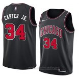 Camiseta Chicago Bulls Wendell Carter Jr. N0 34 Statement 2018 Negro