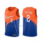 Camiseta Cleveland Cavaliers Collin Sexton #2 Ciudad Azul2