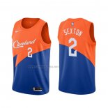 Camiseta Cleveland Cavaliers Collin Sexton #2 Ciudad Azul2