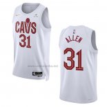 Camiseta Cleveland Cavaliers Jarrett Allen #31 Association 2022-23 Blanco