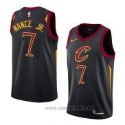 Camiseta Cleveland Cavaliers Larry Nance Jr. #7 Statement 2017-18 Negro