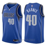 Camiseta Dallas Mavericks Harrison Barnes #40 Icon 2017-18 Azul