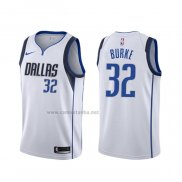 Camiseta Dallas Mavericks Trey Burke #32 Association 2020 Blanco