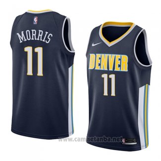 Camiseta Denver Nuggets Monte Morris #11 Icon 2018 Azul