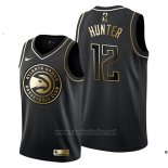 Camiseta Golden Edition Atlanta Hawks De'andre Hunter #12 Negro