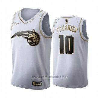 Camiseta Golden Edition Orlando Magic Evan Fournier #10 2019-20 Blanco