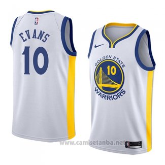 Camiseta Golden State Warriors Jacob Evans #10 Association 2018-19 Blanco