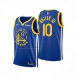 Camiseta Golden State Warriors Jimmy Butler III NO 10 Icon 2024-25 Azul