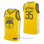 Camiseta Golden State Warriors Kevin Durant #35 Earned 2018-19 Amarillo