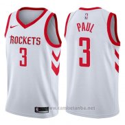 Camiseta Houston Rockets Chris Paul #3 2017-18 Blanco