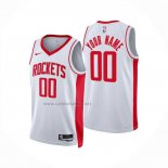Camiseta Houston Rockets Personalizada Association 2024-25 Blanco