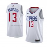 Camiseta Los Angeles Clippers Jerome Robinson #13 Association 2018 Blanco