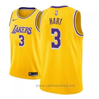 Camiseta Los Angeles Lakers Josh Hart #3 Icon 2018-19 Oro