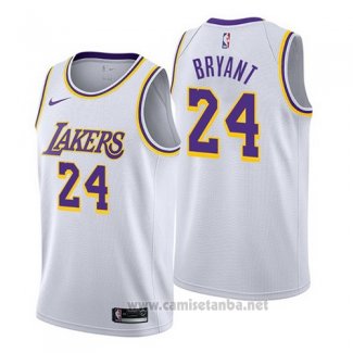 Camiseta Los Angeles Lakers Kobe Bryant #24 Association 2018-19 Blanco