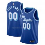 Camiseta Los Angeles Lakers Personalizada Hardwood Classics 2020-21 Azul