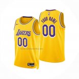 Camiseta Los Angeles Lakers Personalizada Icon 2024-25 Amarillo